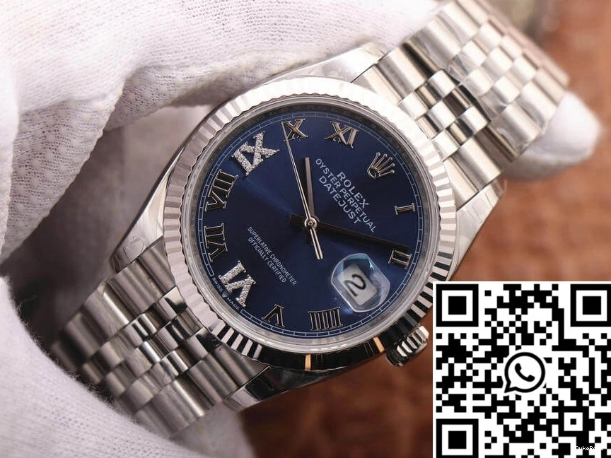 Factory Blue Datejust Dial EW 126234 Rolex 0520